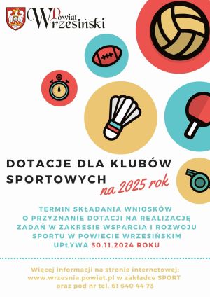 Dotacja dla klubów sportowych